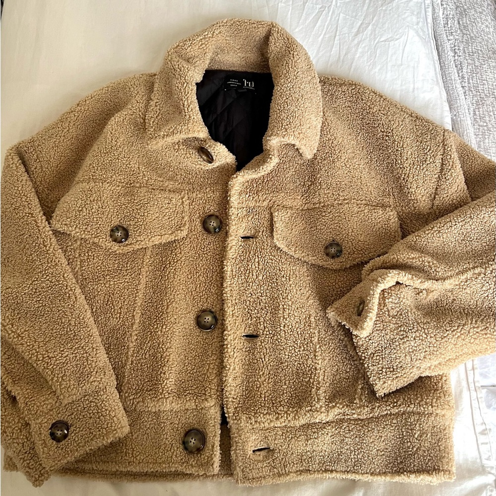Zara TRF teddy coat